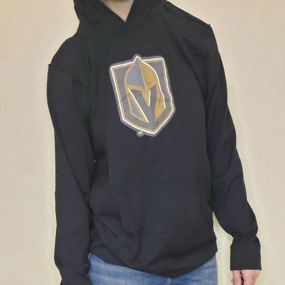 M? Las Vegas Golden Knights thin black hoodie